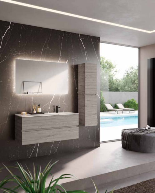 Composizione AZERO BAGNI People 120 decentrato