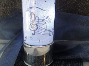Lampada in vetro musicale 2081-04