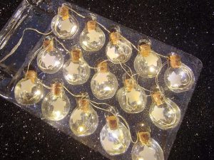 Bottiglie luminose delle pozioni magiche