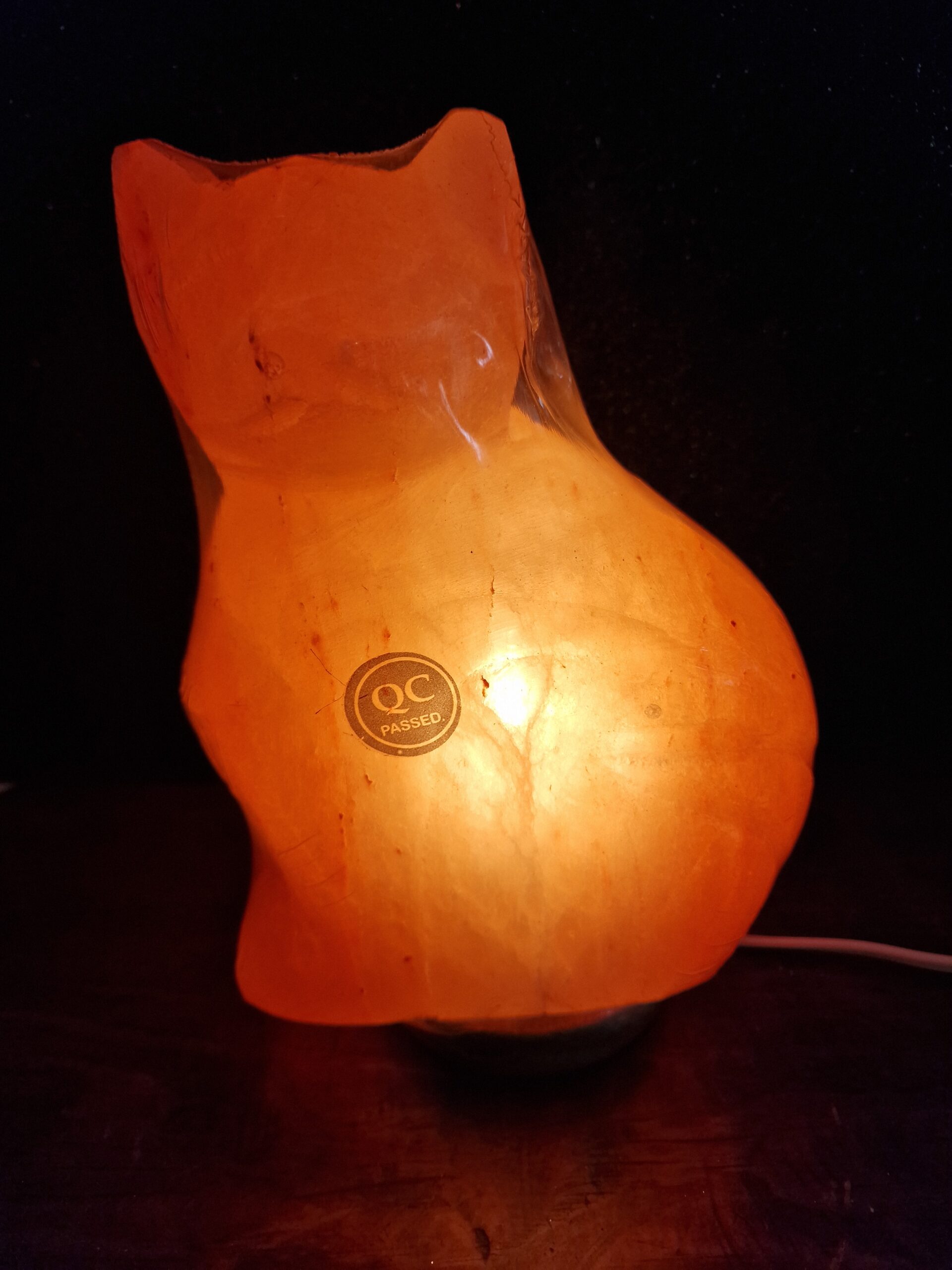 Lampada di sale "Gatto"