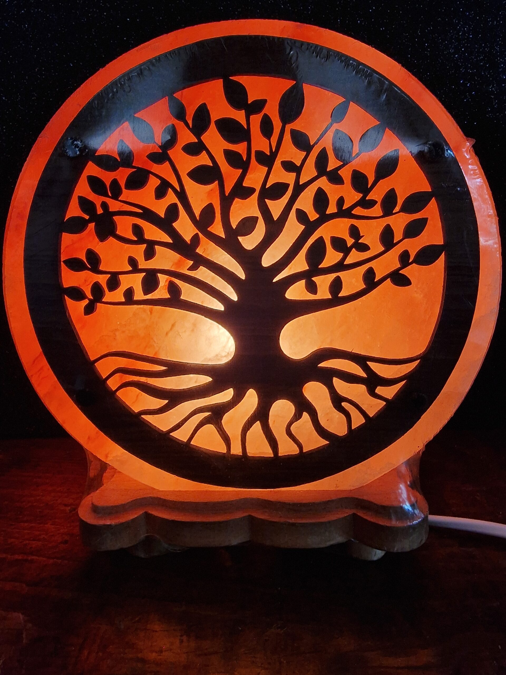 Lampada di sale "Albero della Vita"